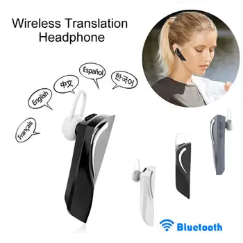 2022 YENİ Akıllı 28 Gerçek Zamanlı Dil çevirmeni Ses kablosuz bluetooth kulaklık traductor IOS Android İçin kulaklık