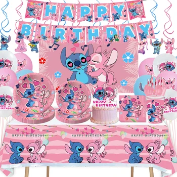 Kızın Dikiş Mutlu Doğum Günü Dekorasyon Disney Dikiş Balonlar Afiş Bayrak Kek Topper Bebek Duş Oyuncaklar Çocuklar İçin Parti Malzemeleri
