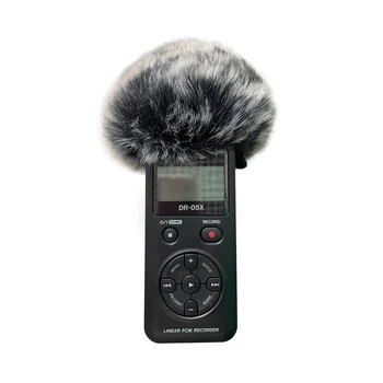 Rüzgar Muff Ölü Kedi Açık Taşınabilir Dijital Kaydediciler Kürklü Mikrofon Ön Cam Tascam DR05 DR05X Azaltmak Rüzgar Gürültü