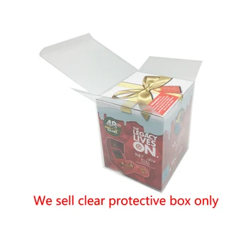 Yüksek kaliteli PET koruyucu kutu SNK NEOGEO mini Noel Baskı plastik şeffaf Koleksiyon Ekran Kutusu